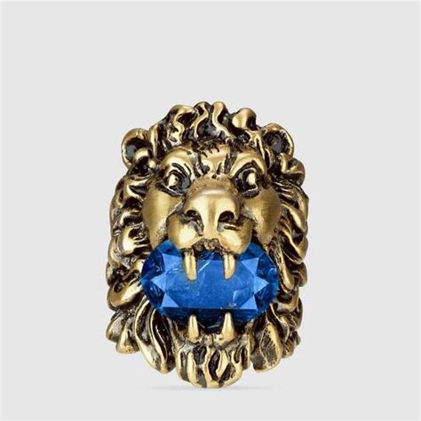 gucci löwe ring|net a porter Gucci.